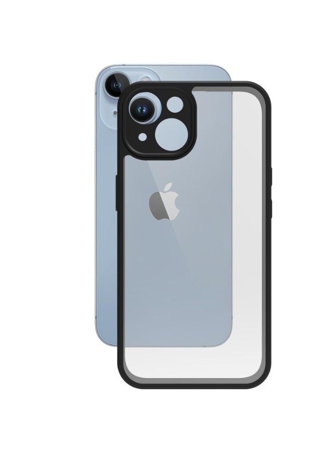 Case Cover Shockproof Hard PC Back Soft TPU Frame Anti-yellowing Slim Protective Cover Compatible with Iphone 13 (Clear) - Image 4